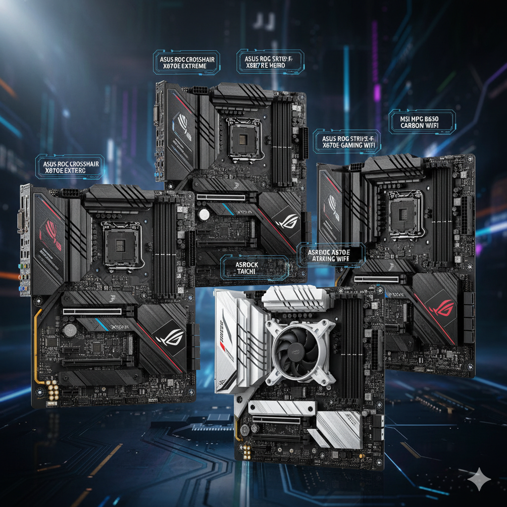 🟥 As melhores placas-mãe para os processadores AMD Ryzen (socket AM5 ...